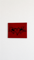 Original Dark Gothic Heart Spider Love Handmade Acrylic Painting