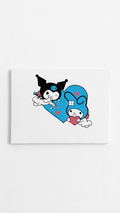 Original Kuromi and My Melody Heart Painting Handmade Acrylic Painting