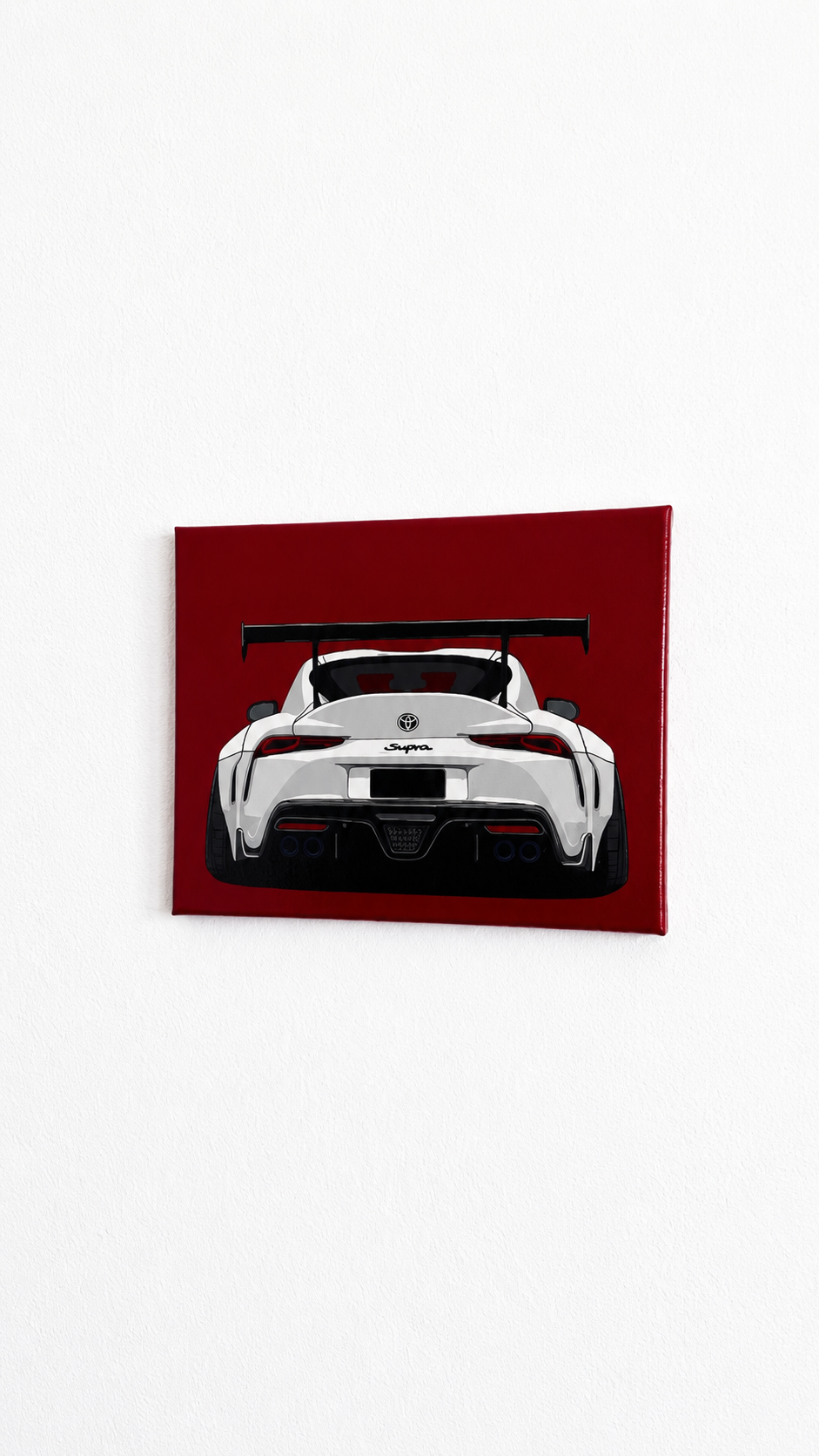 Original Toyota GR Supra (A90) Handmade Acrylic Painting