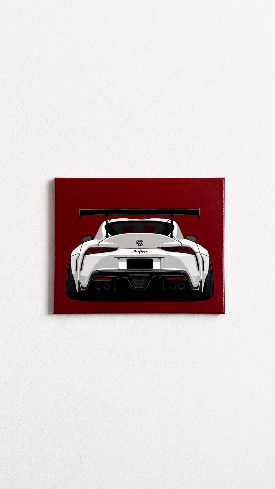 Original Toyota GR Supra (A90) Handmade Acrylic Painting