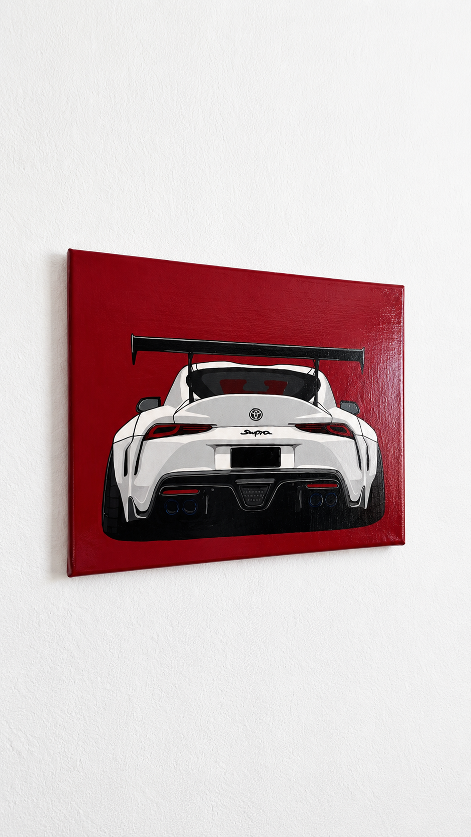 Original Toyota GR Supra (A90) Handmade Acrylic Painting